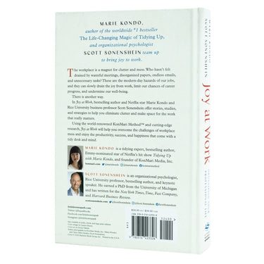 Joy at Work: Organizing Your Professional Life By Marie Kondo