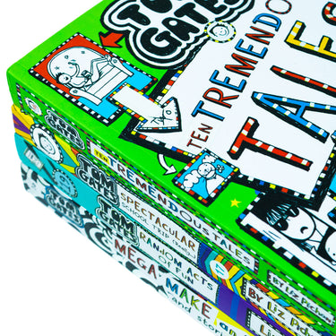 Tom Gates Series 16-19 Book Set by Liz Pichon | Children's Funny Stories Collection: Mega Make and Do, Spectacular School Trip, Tremendous Tales