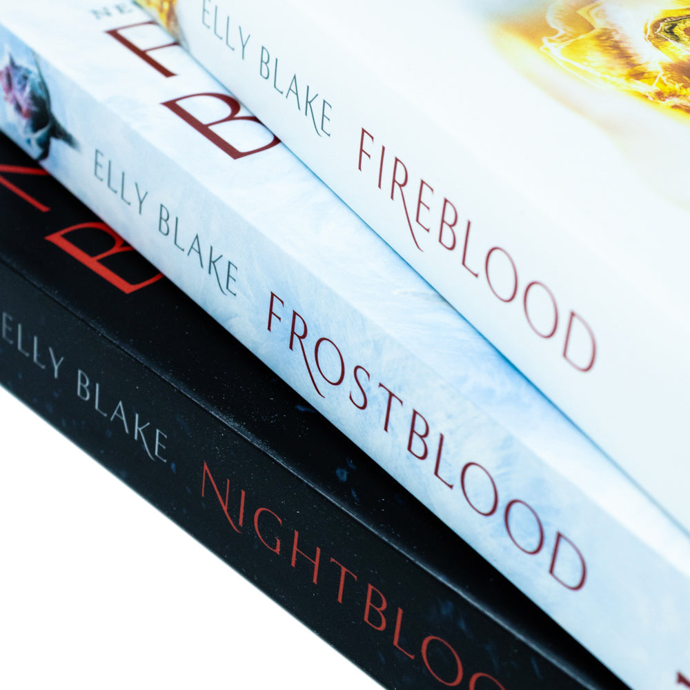 The Frostblood Saga Series 3 Books Collection Set By Elly Blake (Frostblood, Fireblood, Nightblood)