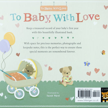To Baby With Love : A baby record book (Hardback)