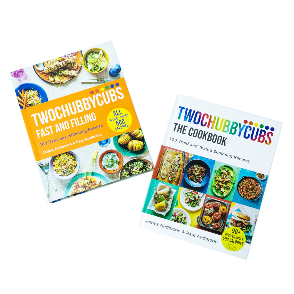 Twochubbycubs Fast and Filling & Twochubbycubs The Cookbook By James and Paul Anderson 2 Books Collection Set