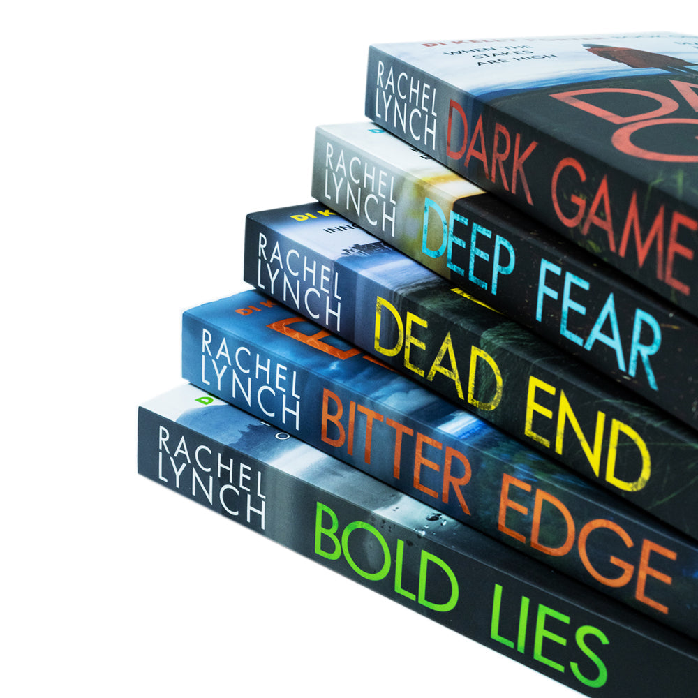 Rachel Lynch Series DI Kelly Porter 5 Books Collection Set - ( Dark Game,Bitter Edge,Deep Fear,Bold Lies,Dead End )