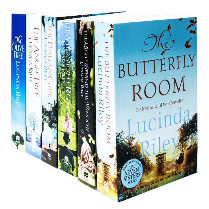 Lucinda Riley 6 Books Collection Box Set (The Butterfly Room, Midnight Rose, Angel Tree, Olive Tree, Italian Girl, Light Behind The Window)