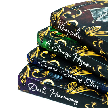 The Bargainer Series 4 Books Collection Set by Laura Thalassa: Rhapsodic, A Strange Hymn, The Emperor of Evening Stars & Dark Harmony