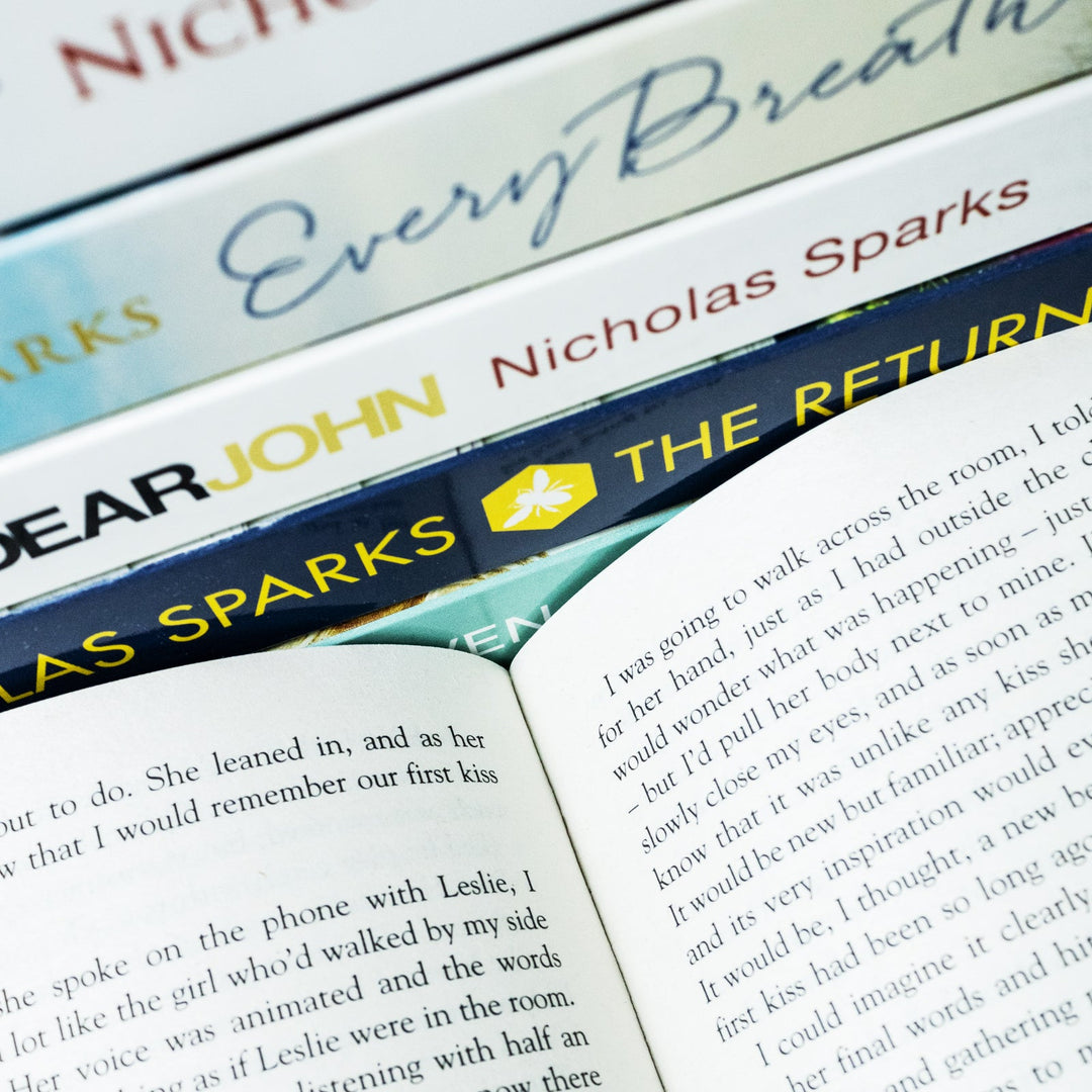 Nicholas Sparks 10 Books Set (Wedding,At First Sight,Choice,Best of Me,Rescue,Message in a Bottle,Every Breath,Dear John,Return,Safe Haven)