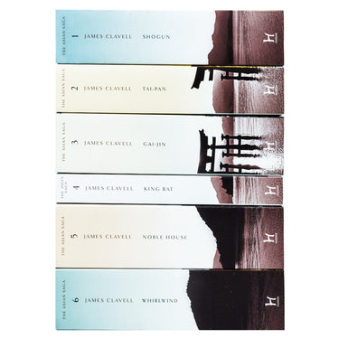 James Clavell Series 6-Book Collection | Epic Historical Fiction Adventure | Includes Shogun, Tai-Pan, Gai-Jin, King Rat, Noble House & Whirlwind