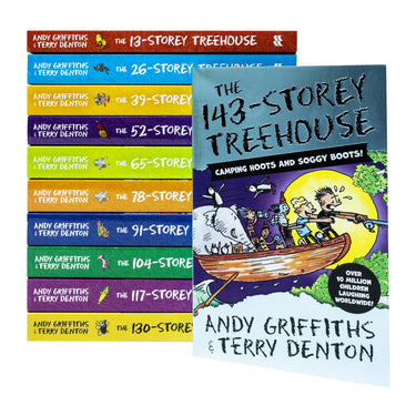 The Treehouse Story Books 1-11 Collection by Andy Griffiths – Includes  26-Storey Treehouse, and More – A Fun, Hilarious & Imaginative Kids' Series!