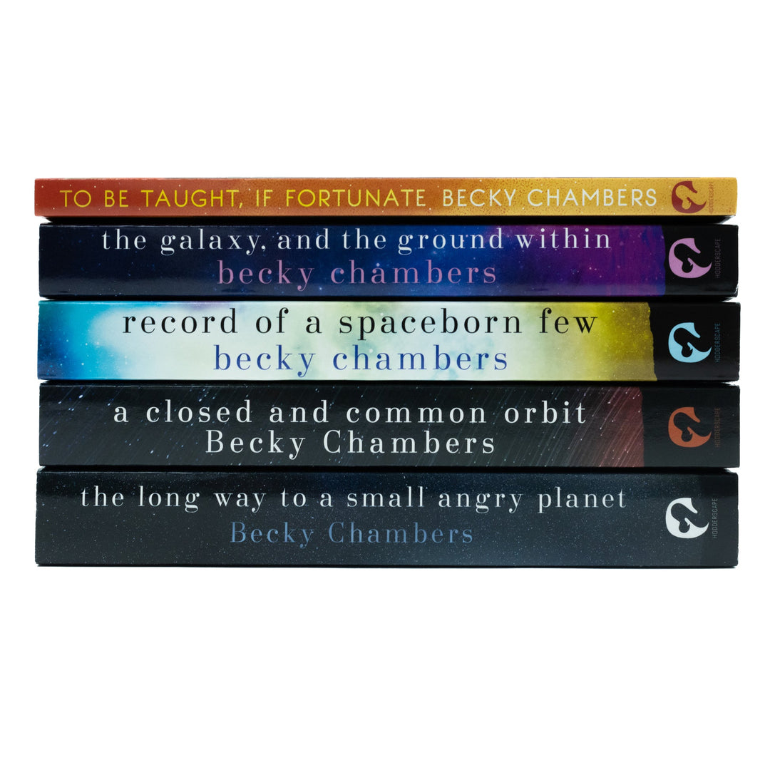 Wayfarers Series Collection 5 Books Set By Becky Chambers  (The Galaxy And The Ground Within, The Long Way to a Small, Angry Planet, A Closed and Common Orbit, Record of a Spaceborn Few & To Be Taught)