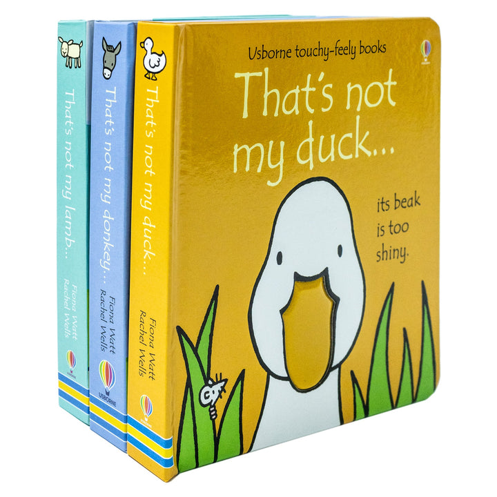 That's Not My... Farm Series By Fiona Watt And Rachel Wells 3 Books Collection Boxset (That's not my lamb, That's not my duck, That's not my donkey)