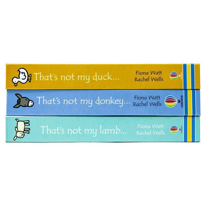 That's Not My... Farm Series By Fiona Watt And Rachel Wells 3 Books Collection Boxset (That's not my lamb, That's not my duck, That's not my donkey)