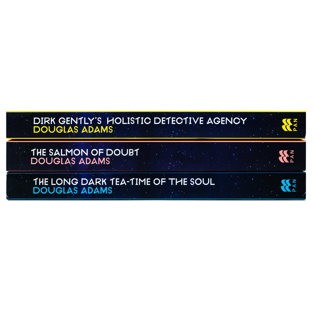 Dirk Gently Series 3 Books Collection Set (Dirk Gently's Holistic Detective Agency, The Long Dark Tea-Time of the Soul, The Salmon of Doubt)