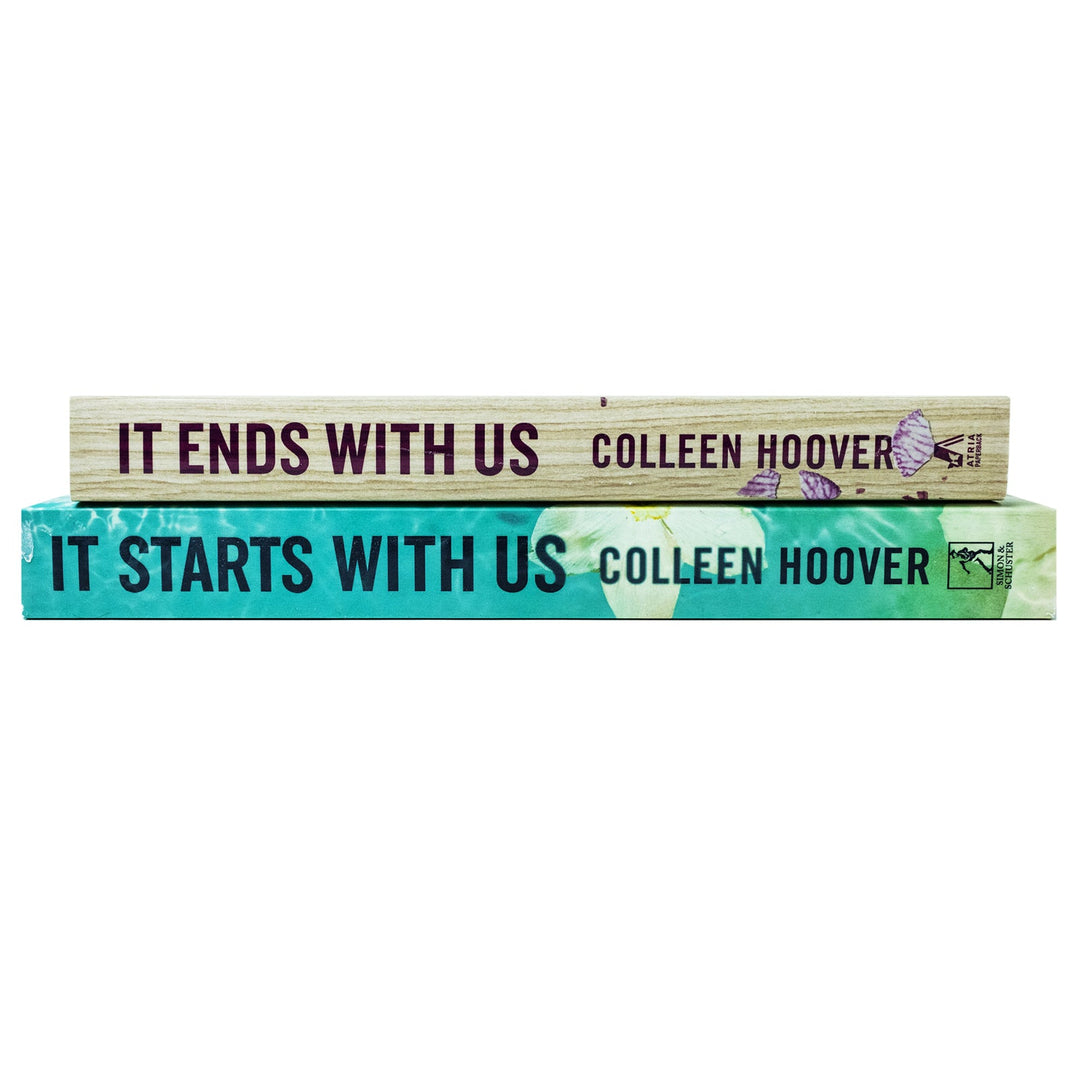 It Starts with Us & It Ends With Us Colleen Hoover Collection 2 Books Set Paperback Emotional, Love, family, drama, Contemporary Romance stories