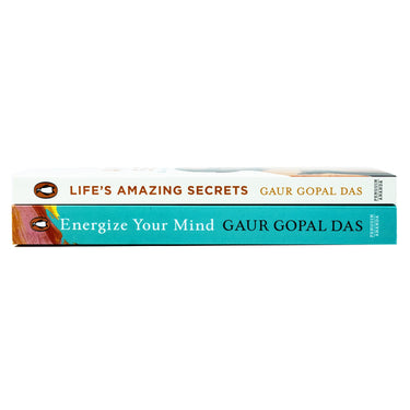 Gaur Gopal Das 2 Books Collection Set:- Life's Amazing Secrets: How To Find Balance And Purpose In Your Life, Energize Your Mind: Learn the Art of Mastering Your Thoughts, Feelings and Emotions