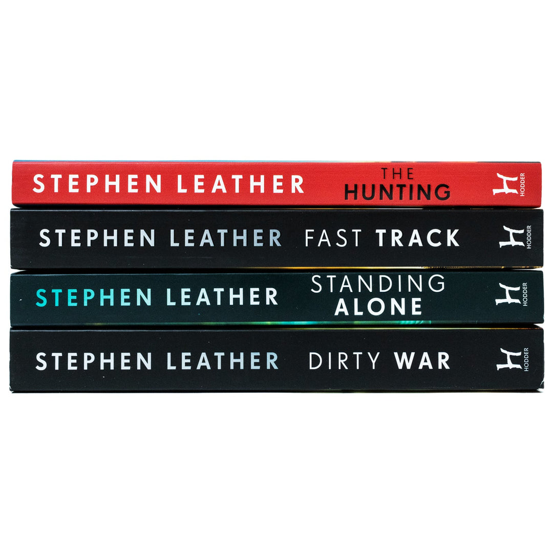 Stephen Leather Collection 4 Books Set (Hunting,Fast Track,Standing Alone,Dirty War )