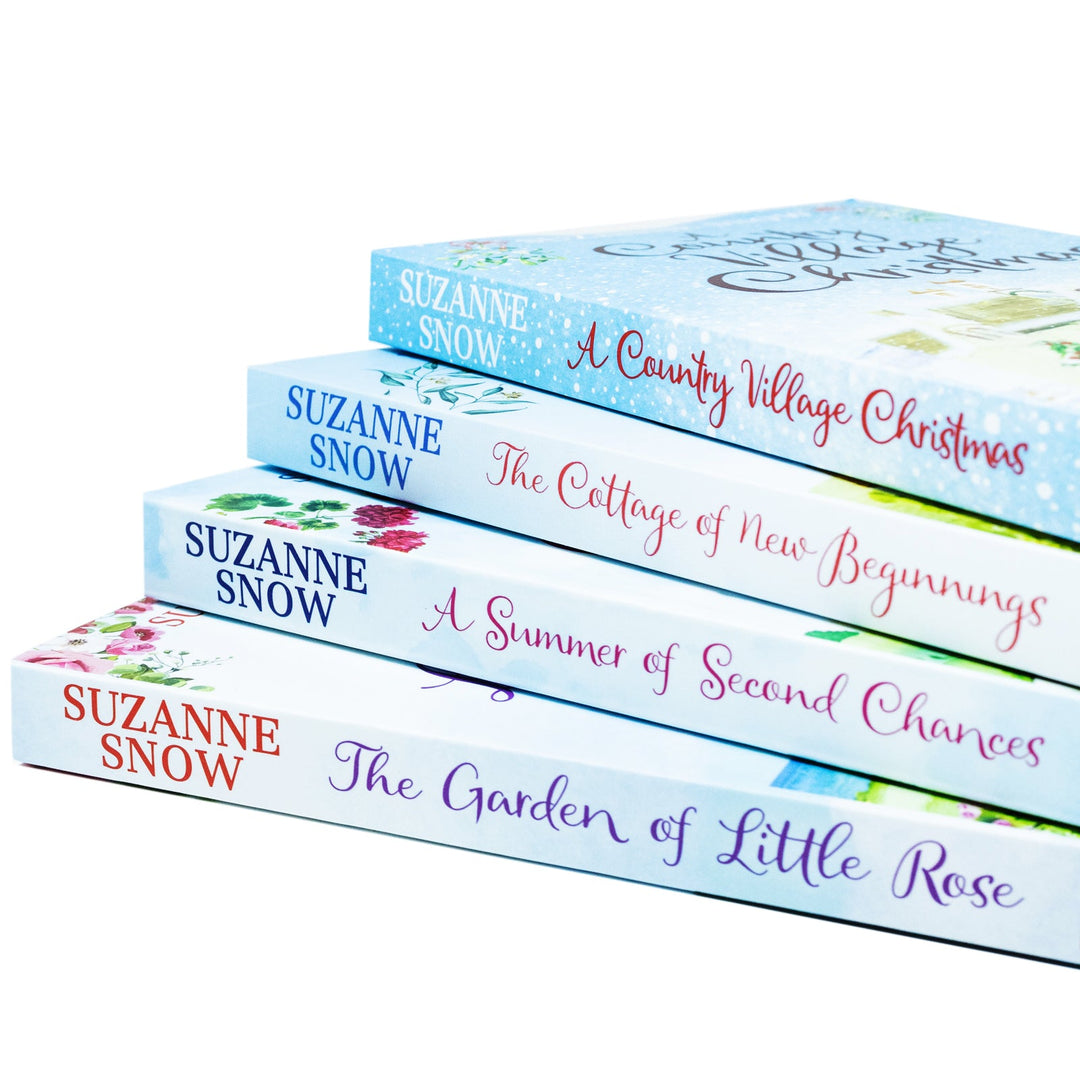 Suzanne Snow Welcome to Thorndale Series Collection 4 Books Set (A Country Village Christmas, The Garden of Little Rose, A Summer of Second Chances, The Cottage of New Beginnings)