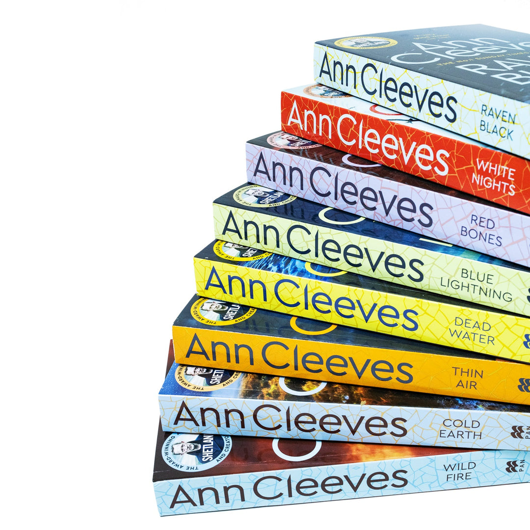 Shetland Series 8 Books Set Collection by Ann Cleeves, Raven Black, Wild Fire...