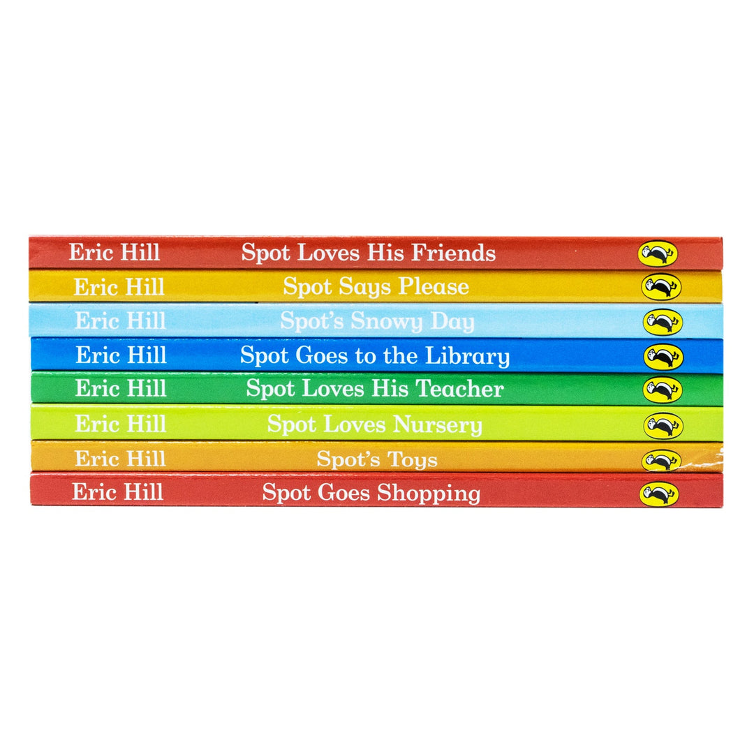 Spot's Story Collection 8 Book Set By Eric Hill Inc Spot Goes Shopping, Spots To