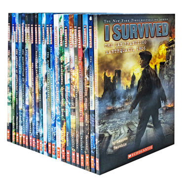 I Survived Series by Lauren Tarshis – 22-Book Collection Set | Thrilling Children's Adventure, Historical Fiction & Survival Stories for Young Readers