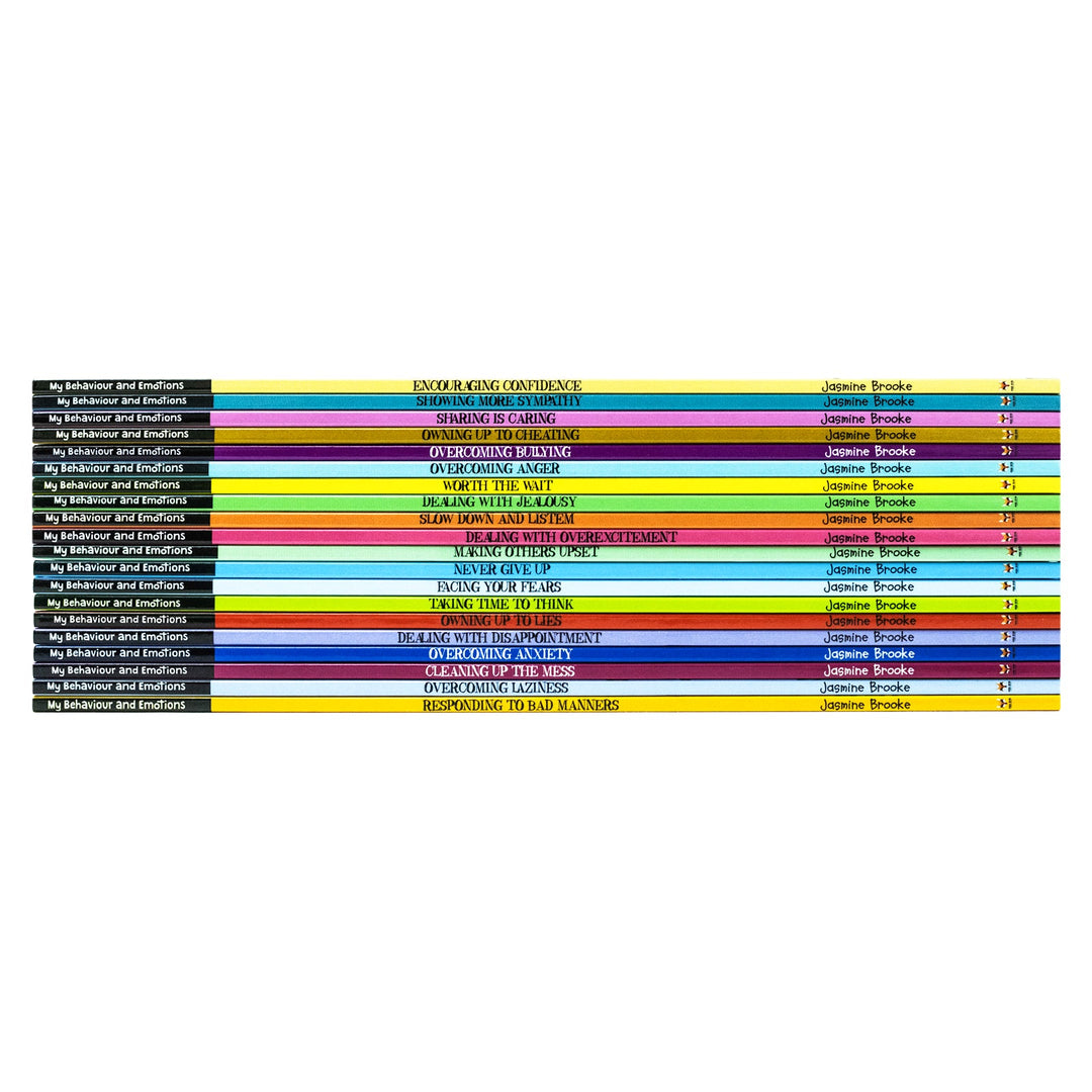 My Behaviour and Emotions Library 20 Books Box Set: Anxiety, Confidence, Bullying, Sympathy, Lying, Jealousy, Anger, Patience, Sharing, Bad Manners, Kindness