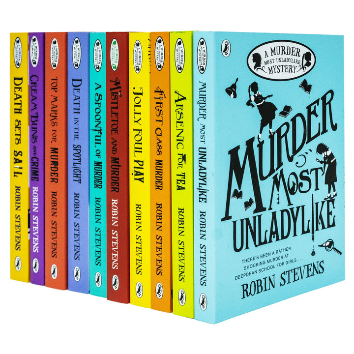 A Murder Most Unladylike Mystery Series 10 Books Collection Set by Robin Stevens