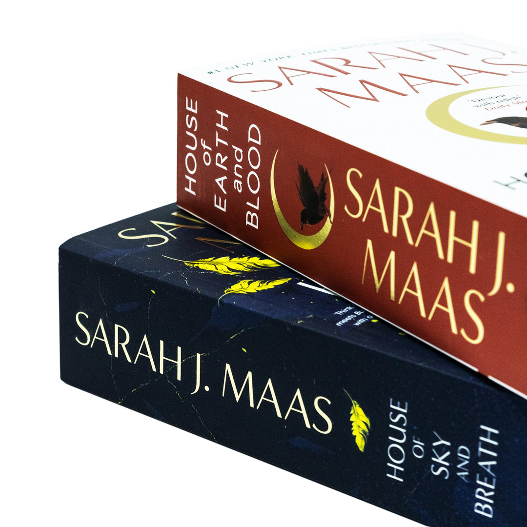 Sarah J Maas Crescent City Series 2 Books Collection Set (House of Sky and Breath, House of Earth and Blood)