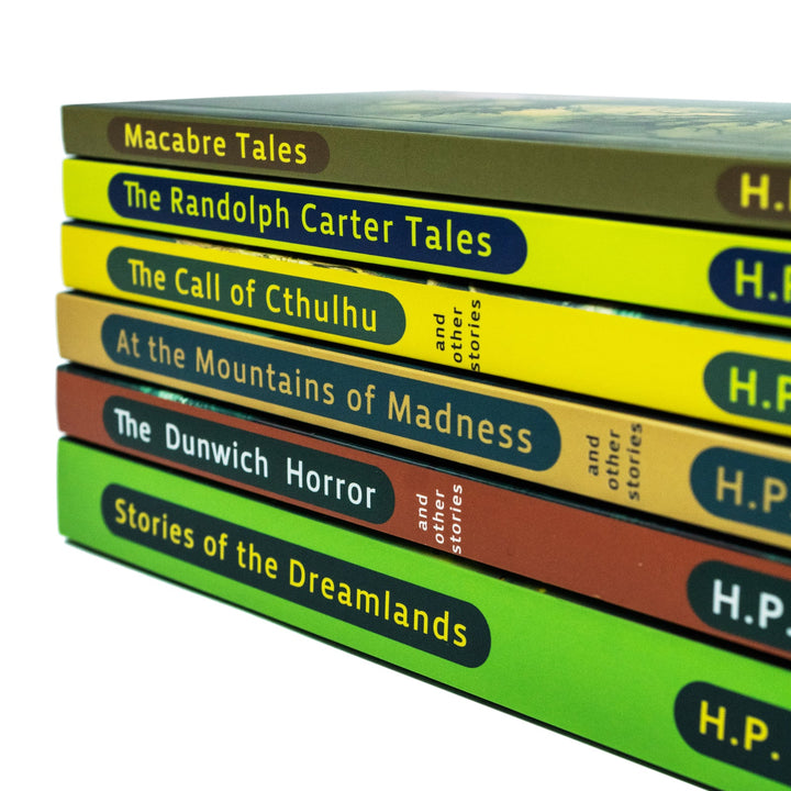 H.P. Lovecraft Collection 6 Book Set (Macabre Tales, At the Mountains of Madness, The Call of Cthulhu & Others)