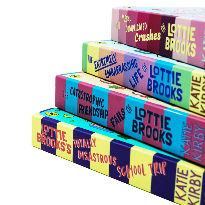 Lottie Brooks Series By Katie Kirby 4 Books Collection (The Extremely Embarrassing Life of Lottie Brooks, The Catastrophic Friendship Fails of Lottie Brooks And More)