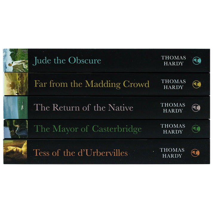 The Novels of Thomas Hardy 5 Books Set: Jude the Obscure, Tess of the d'Urbervilles, The Return of the Native, The Mayor of Casterbridge, Far from the Madding Crowd