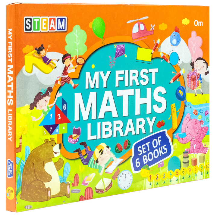 My First MATHS Library Set of 6 Books Collection Set By Shweta Sinha Level 1- 3