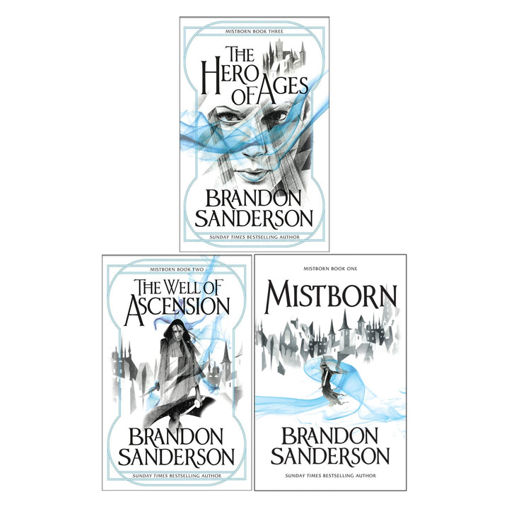 The Mistborn Trilogy 3 Books Set Collection -The Hero Of Ages, The Well Of Ascension & Mistborn Brandon Sanderson