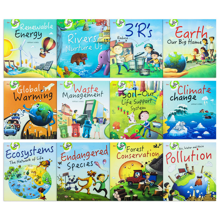 Save Your Environment 12 books Collection (Climate Change, Waste Management, Air Water and Noise Pollution & More!)