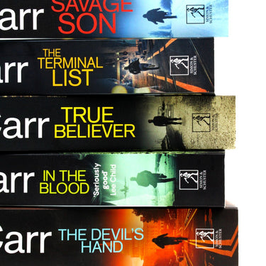 Jack Carr James Reece Series 5 Book Set Collection (In the Blood, The Devils Hand,  The Terminal list, Savage Son, True Beliver )
