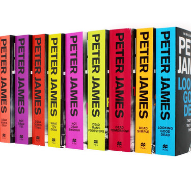 Roy Grace Series Books 1-10 Collection Set by Peter James – Best Crime Thriller Book Set for Mystery & Suspense Fans