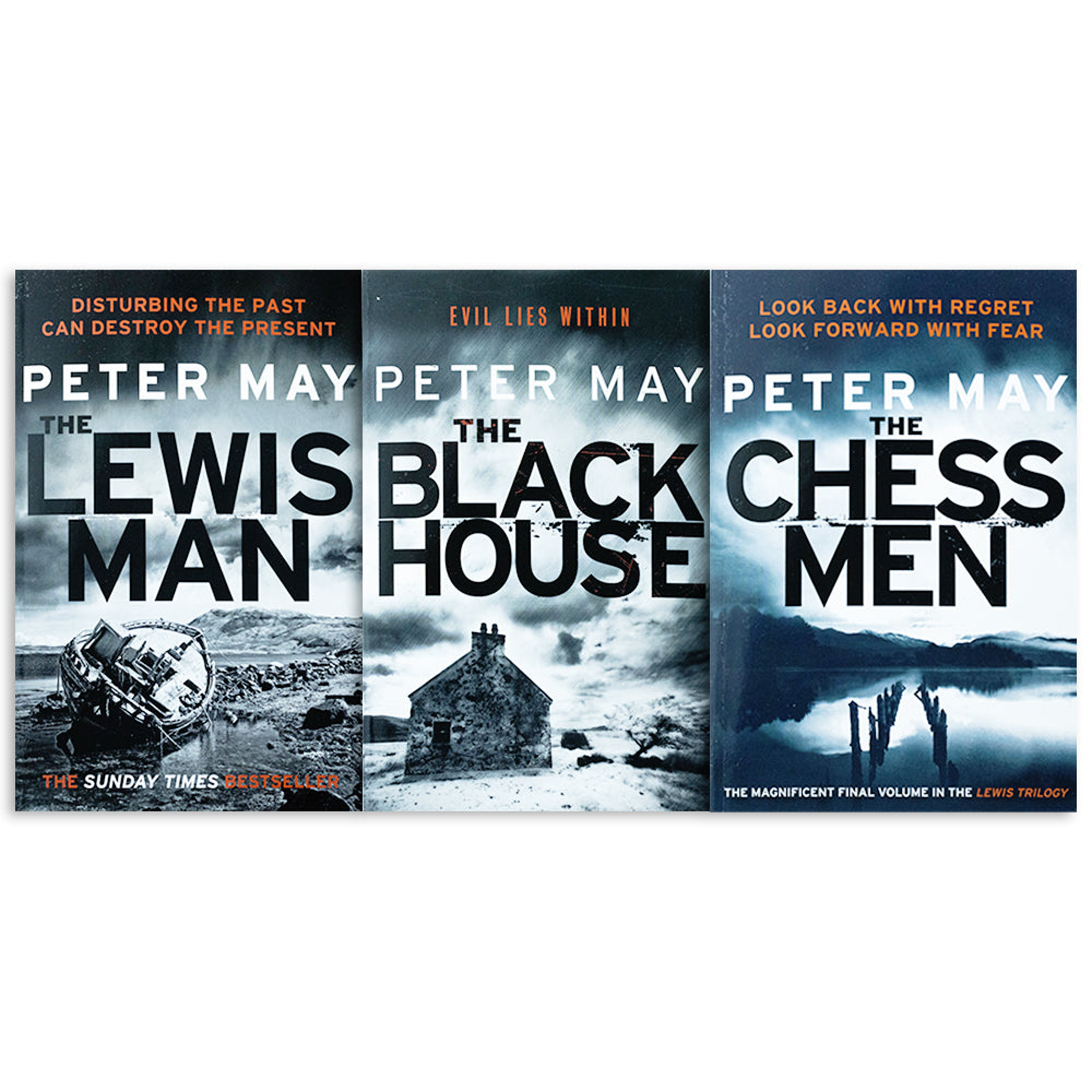 Lewis Trilogy Collection Peter May 3 Books Set (The Lewis Man, The Blackhouse, The Chessmen)