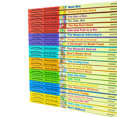 Popular Rewards Early Readers - Red Collection 24 Books Set