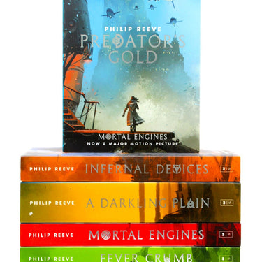 Photo of The Mortal Engines Collection 7 Books Set by Philip Reeve on a White Background