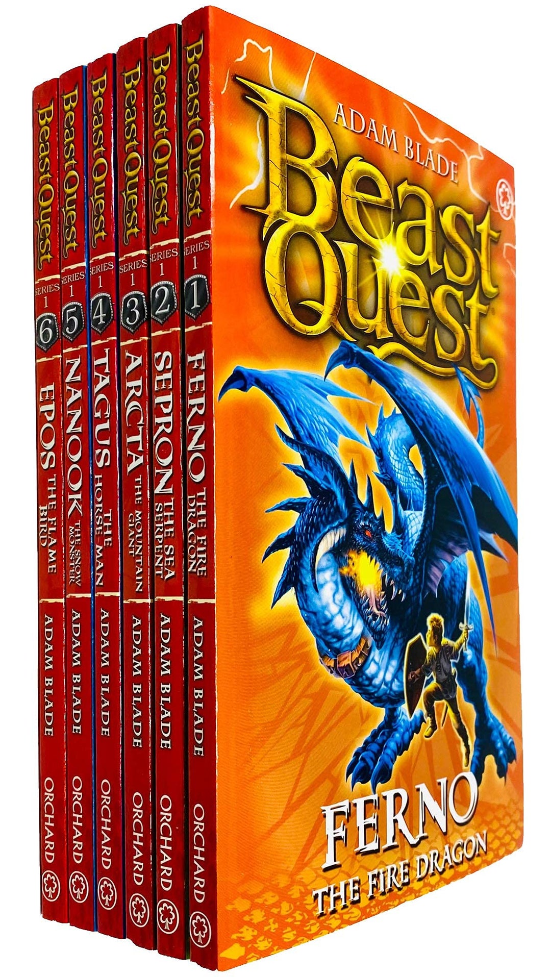 Beast Quest Series 1 Collection 6 Books Set By Adam Blade