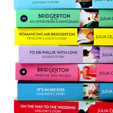 Bridgerton Family Book Series Complete Books 1 - 9 Collection Set by Julia Quinn (NETFLIX SERIES)