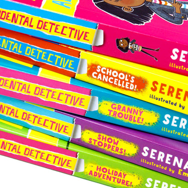 Anisha Accidental Detective Series 5 Book Collection Set by Serena Patel – Fun Mystery Adventures for Kids 9+, Humorous Fiction Series