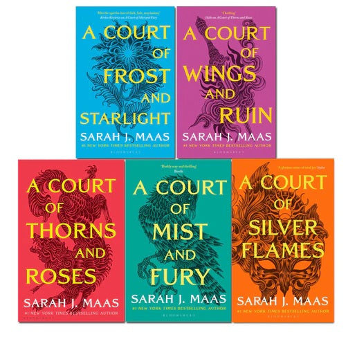 A Court of Thorns and Roses Box Set By Sarah J. Maas Collection 4 Books Set Pack