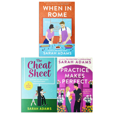 Sarah Adams Collection– 3 Book Set (The Cheat Sheet, When in Rome, Practice Makes Perfect) | Bestselling Contemporary Romance & Love Stories