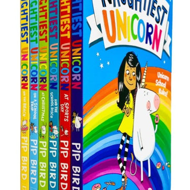 The Naughtiest Unicorn Series 6 Books Collection Set by Pip Bird (Naughtiest Unicorn, Sports Day, School Disco, Christmas, School Trip & On The Beach)