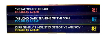 The Complete Dirk Gently Trilogy Box Set Collection-Three Hilariously Holistic Adventures by Douglas Adams (Dirk Gently’s Holistic Detective Agency, Long Dark Tea-Time of the Soul, Salmon of Doubt)