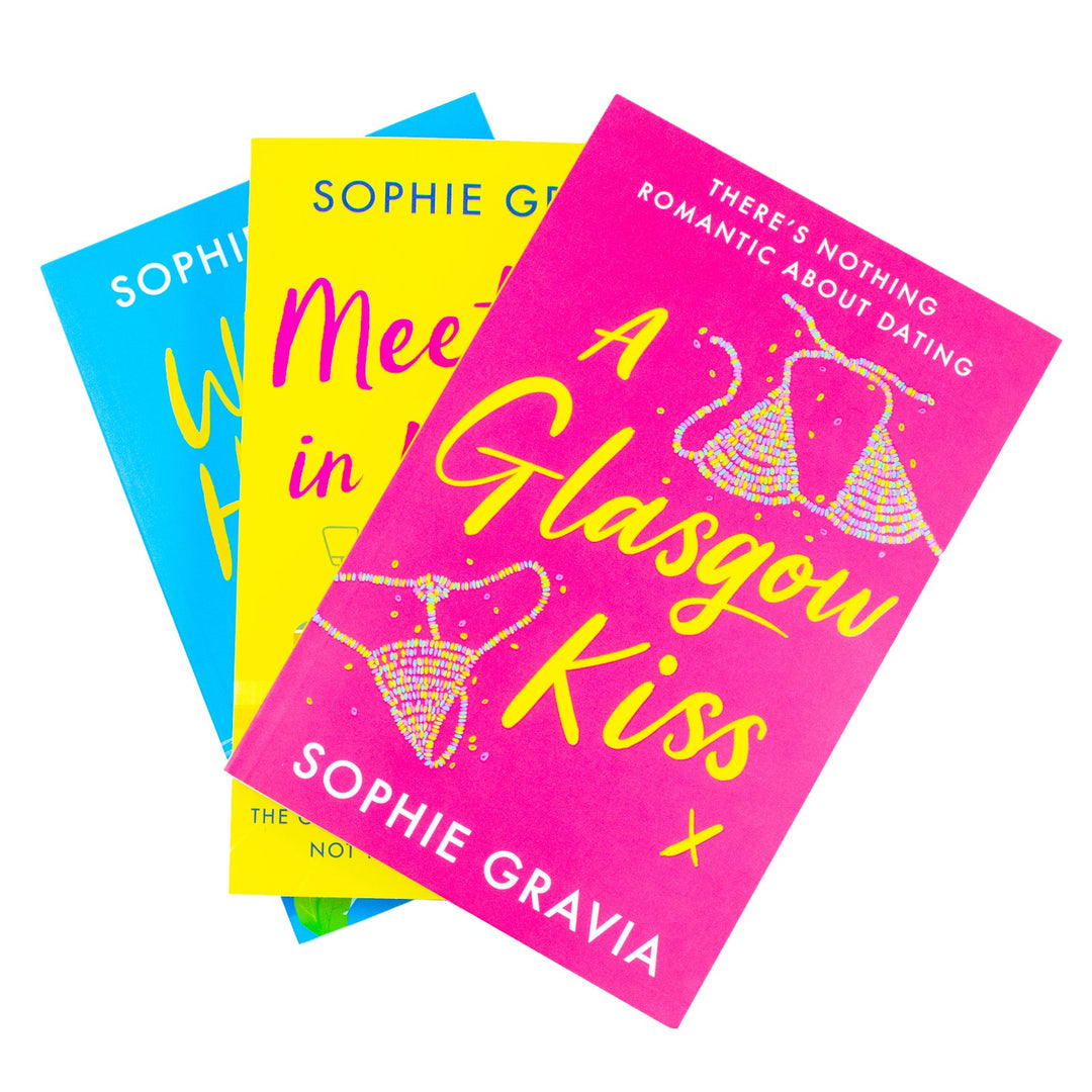 Sophie Gravia 3 Books Collection Set (A Glasgow Kiss, What Happens in Dubai & Meet Me in Milan)