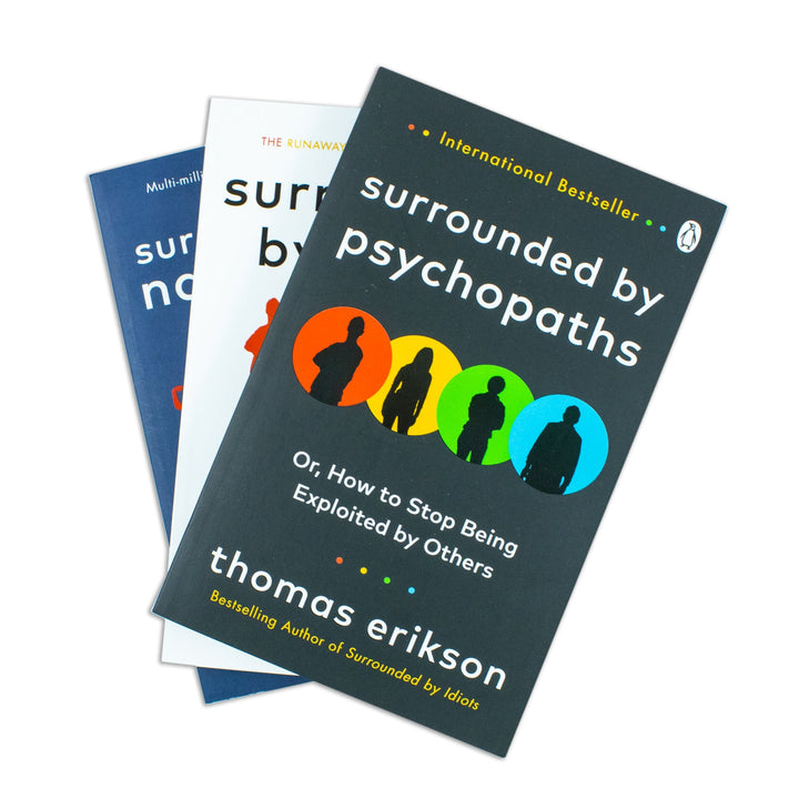 Thomas Erikson 3 books set ( Surrounded by Psychopaths, Surrounded by Idiots, Surrounded by Narcissists)