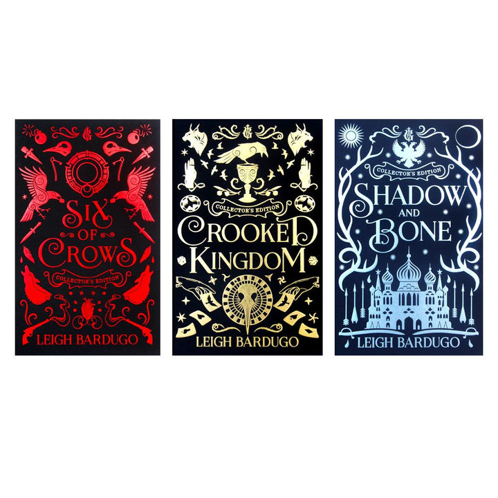 Leigh Bardugo Collectors Edition 3 Books Set (Shadow and Bone, Six of Crows, Crooked Kingdom) Hardback