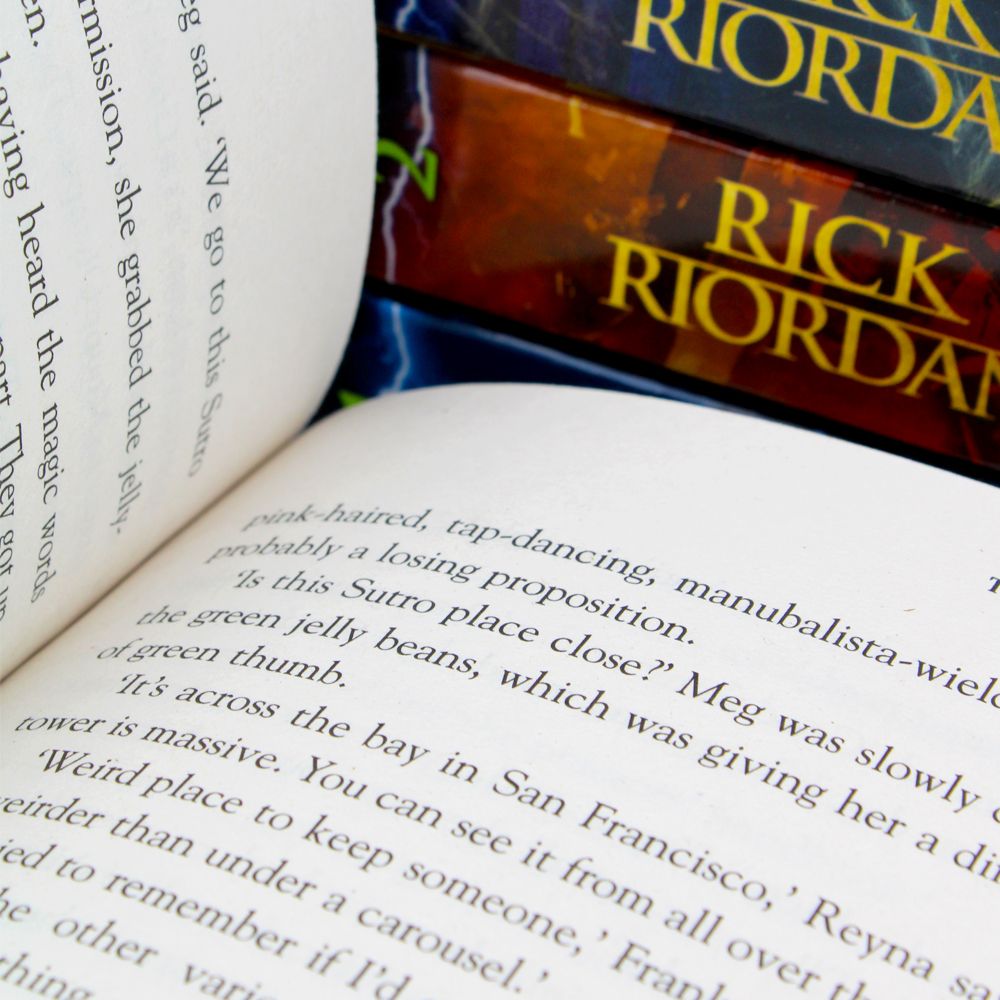 Photo of The Trials of Apollo Series Books 1-4 Box Set Pages by Rick Riordan 