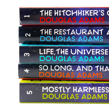 The Complete Hitchhiker’s Guide to the Galaxy 5-Book Box Set by Douglas Adams | Humorous Sci-Fi Adventure Series for Teens & Young Readers