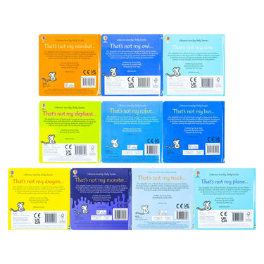 Usborne Touchy-Feely That's Not My 10 Books Collection Series 1 & 2 by Fiona Watt | Interactive, Sensory, Fun Books for Toddlers & Early Learning