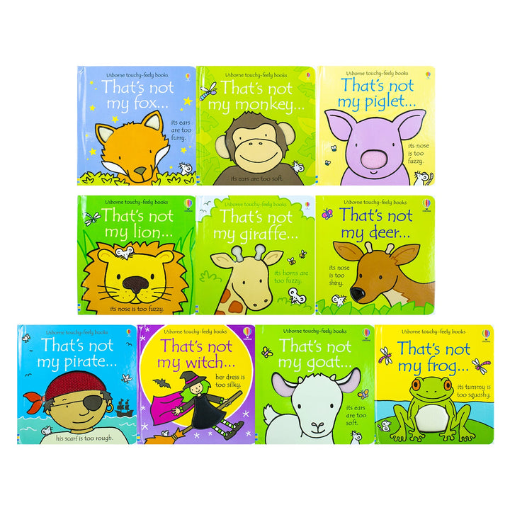 Usborne Touchy Feely That's Not My 10 Books Collection Series 3 & 4 By Fiona Watt & Rachel Wells